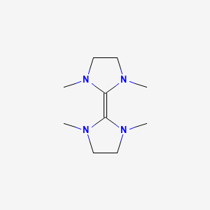 molecular formula C10H20N4 B1615990 Imidazolidine, 2-(1,3-dimethyl-2-imidazolidinylidene)-1,3-dimethyl- CAS No. 1911-01-9