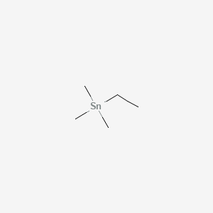 molecular formula C5H14Sn B1615993 Stannane, ethyltrimethyl- CAS No. 3531-44-0