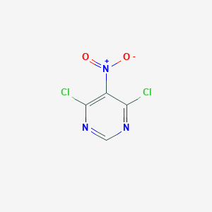 molecular formula C4HCl2N3O2 B016160 4,6-Dichloro-5-nitropyrimidine CAS No. 4316-93-2