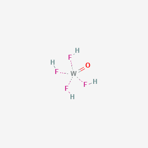 molecular formula F4OW<br>F4H4OW B1616000 Tungsten fluoride oxide CAS No. 13520-79-1