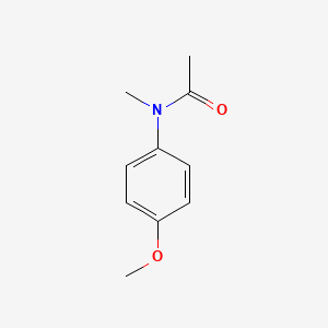 molecular formula C10H13NO2 B1616007 N-Methyl-N-(4-methoxyphenyl)acetamide CAS No. 35813-38-8