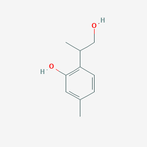 molecular formula C10H14O2 B161601 9-Hydroxythymol 