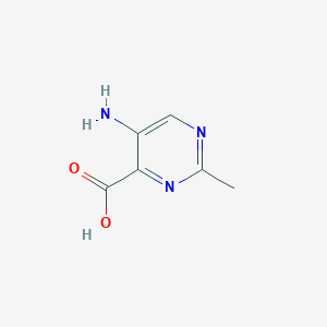 molecular formula C6H7N3O2 B1616024 5-amino-2-methylpyrimidine-4-carboxylic acid CAS No. 501662-73-3