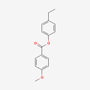 molecular formula C16H16O3 B1616027 4-Ethylphenyl 4-methoxybenzoate CAS No. 7465-91-0