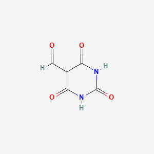 molecular formula C5H4N2O4 B1616033 2,4,6-Trioxo-1,3-diazinane-5-carbaldehyde CAS No. 4425-60-9
