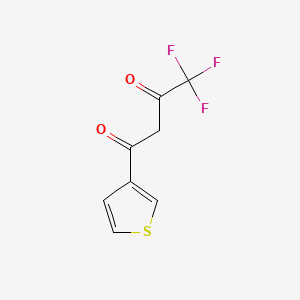 molecular formula C8H5F3O2S B1616034 4,4,4-Trifluoro-1-(3-thienyl)-1,3-butanedione CAS No. 77611-51-9