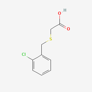 molecular formula C9H9ClO2S B1616035 [(2-Chlorobenzyl)thio]acetic acid CAS No. 66516-65-2