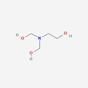 molecular formula C4H11NO3 B1616037 Ethanol, 2-[bis(hydroxymethyl)amino]- CAS No. 73391-91-0