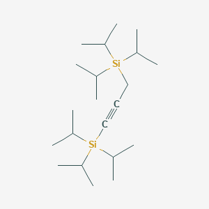 molecular formula C21H44Si2 B1616038 1,3-Bis(triisopropylsilyl)propyne CAS No. 82192-59-4