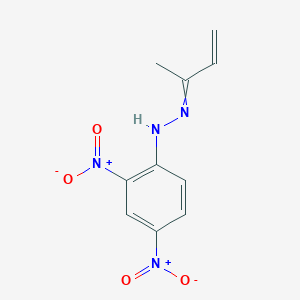 molecular formula C10H10N4O4 B1616044 1-(But-3-en-2-ylidene)-2-(2,4-dinitrophenyl)hydrazine CAS No. 2675-19-6