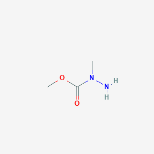 molecular formula C3H8N2O2 B1616046 Methyl 1-methylhydrazinecarboxylate CAS No. 20628-41-5