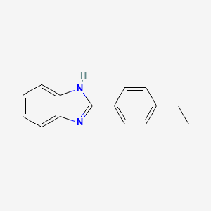 molecular formula C15H14N2 B1616054 2-(4-ethylphenyl)-1H-benzimidazole CAS No. 67273-55-6