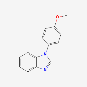 molecular formula C14H12N2O B1616056 1-(4-methoxyphenyl)-1H-benzimidazole CAS No. 2622-61-9