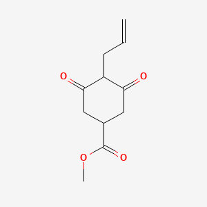 molecular formula C11H14O4 B1616058 Methyl 4-Allyl-3,5-Dioxo-1-Cyclohexanecarboxylate CAS No. 52935-96-3