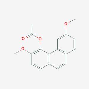 B1616064 3,6-Dimethoxyphenanthren-4-yl acetate CAS No. 47192-97-2