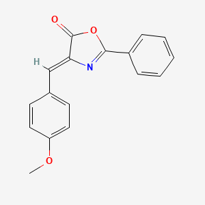 molecular formula C17H13NO3 B1616065 4-(4-Methoxybenzylidene)-2-Phenyl-2-Oxazolin-5-One CAS No. 5429-22-1
