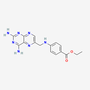Ethyl 4-{[(2,4-diaminopteridin-6-yl)methyl]amino}benzoate