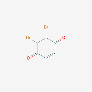 molecular formula C6H4Br2O2 B1616068 5,6-Dibromocyclohex-2-ene-1,4-dione CAS No. 5273-61-0