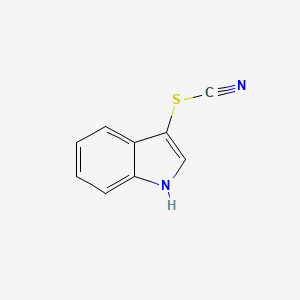 molecular formula C9H6N2S B1616070 3-Thiocyanatoindole CAS No. 23706-25-4