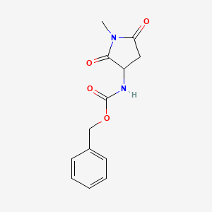 benzyl N-(1-methyl-2,5-dioxopyrrolidin-3-yl)carbamate