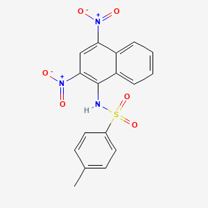 p-Toluenesulfonamide, N-(2,4-dinitro-1-naphthyl)-