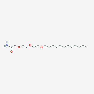 2-{2-[2-(Dodecyloxy)ethoxy]ethoxy}acetamide