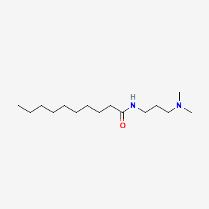 molecular formula C15H32N2O B1616088 Decanamide, N-[3-(dimethylamino)propyl]- CAS No. 22890-11-5