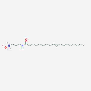 molecular formula C23H46N2O2 B1616095 N,N-Dimethyl-3-(octadec-9-enoylamino)propan-1-amine oxide CAS No. 25159-40-4