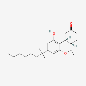 molecular formula C24H36O3 B1616098 cis-Nabilone CAS No. 56469-15-9