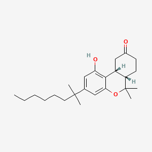 cis-(1)-3-(1,1-Dimethylheptyl)-6,6a,7,8,10,10a-hexahydro-1-hydroxy-6,6-dimethyl-9H-dibenzo(b,d)pyran-9-one