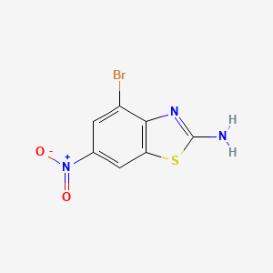 2-Benzothiazolamine, 4-bromo-6-nitro-