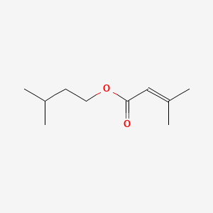 molecular formula C10H18O2 B1616103 ISO-AMYL-SENECIOATE CAS No. 56922-73-7