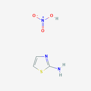 molecular formula C3H5N3O3S B1616109 Thiazol-2-amine mononitrate CAS No. 57530-25-3