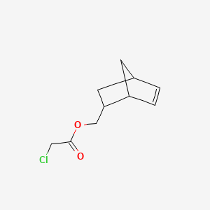 molecular formula C10H13ClO2 B1616115 Acetic acid, chloro-, bicyclo(2.2.1)hept-5-en-2-ylmethyl ester CAS No. 28693-00-7