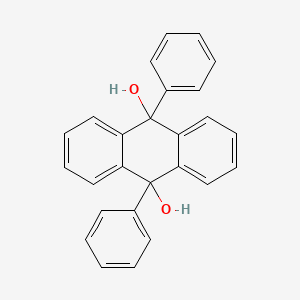 molecular formula C26H20O2 B1616118 9,10-Anthracenediol, 9,10-dihydro-9,10-diphenyl- CAS No. 6318-17-8