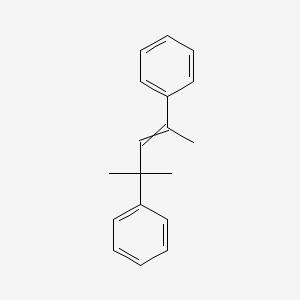 molecular formula C18H20 B1616128 (2-Methyl-4-phenylpent-3-en-2-yl)benzene CAS No. 6258-73-7