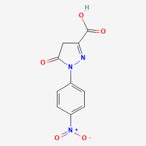 4,5-Dihydro-1-(4-nitrophenyl)-5-oxo-1H-pyrazole-3-carboxylic acid