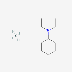 molecular formula C11H25N B1616148 Cyclohexanamine, N,N-diethyl-, hydrochloride CAS No. 65087-19-6