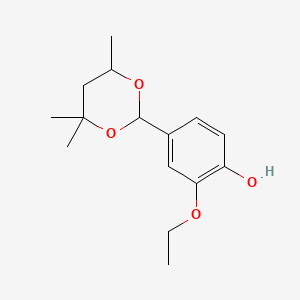 2-Ethoxy-4-(4,4,6-trimethyl-1,3-dioxan-2-yl)phenol