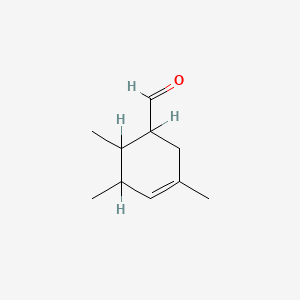 molecular formula C10H16O B1616164 3,5,6-Trimethylcyclohex-3-ene-1-carbaldehyde CAS No. 67634-07-5
