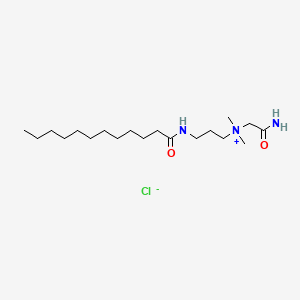 1-Propanaminium, N-(2-amino-2-oxoethyl)-N,N-dimethyl-3-[(1-oxododecyl)amino]-, chloride