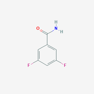 molecular formula C7H5F2NO B161619 3,5-Difluorobenzamide CAS No. 132980-99-5
