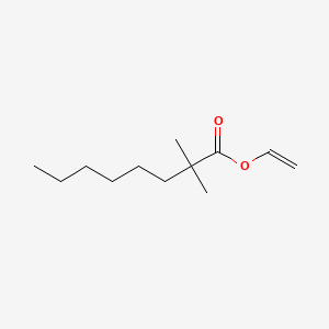 molecular formula C12H22O2 B1616190 Ethenyl 2,2-dimethyloctanoate CAS No. 45115-34-2