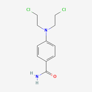 molecular formula C11H14Cl2N2O B1616204 4-[Bis(2-chloroethyl)amino]benzamide CAS No. 2045-42-3