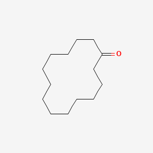 molecular formula C14H26O B1616220 Cyclotetradecanone CAS No. 3603-99-4
