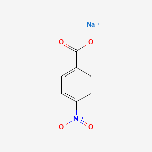 molecular formula C7H5NNaO4 B1616222 Sodium 4-nitrobenzoate CAS No. 3847-57-2