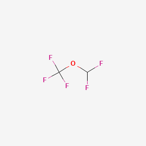 molecular formula C2HF5O B1616223 Methane, (difluoromethoxy)trifluoro- CAS No. 3822-68-2