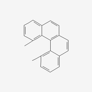 molecular formula C20H16 B1616225 Benzo[c]phenanthrene, 1,12-dimethyl- CAS No. 4076-43-1