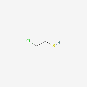 molecular formula C2H5ClS B1616227 2-Chloroethanethiol CAS No. 4325-97-7