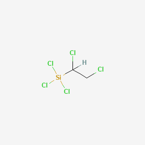 molecular formula C2H3Cl5Si B1616230 1,2-Dichloroethyltrichlorosilane CAS No. 684-00-4